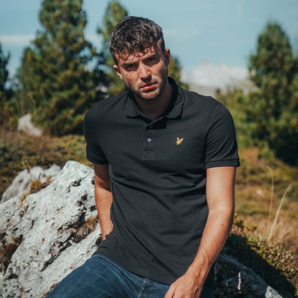 Lyle & Scott Plain Polo Zwart