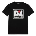 Dsquared2 D2 T-shirt Zwart