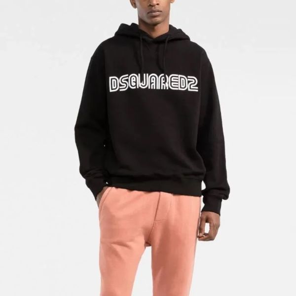 Dsquared2 Outline Cool Hoodie Zwart