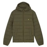 Lyle & Scott Puffer Donker Groen