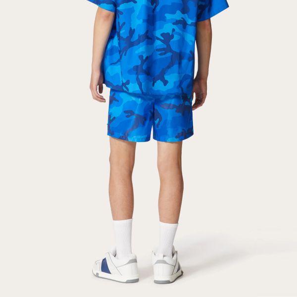 Valentino Garavani Camouflage Zwembroek Blauw