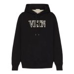 Valentino Garavani VLTN Hoodie Zwart/Off White