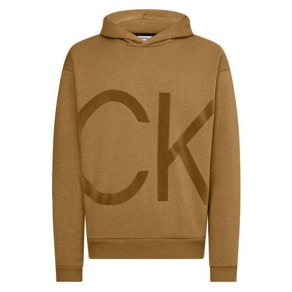 Calvin Klein Logo Hoodie Bruin