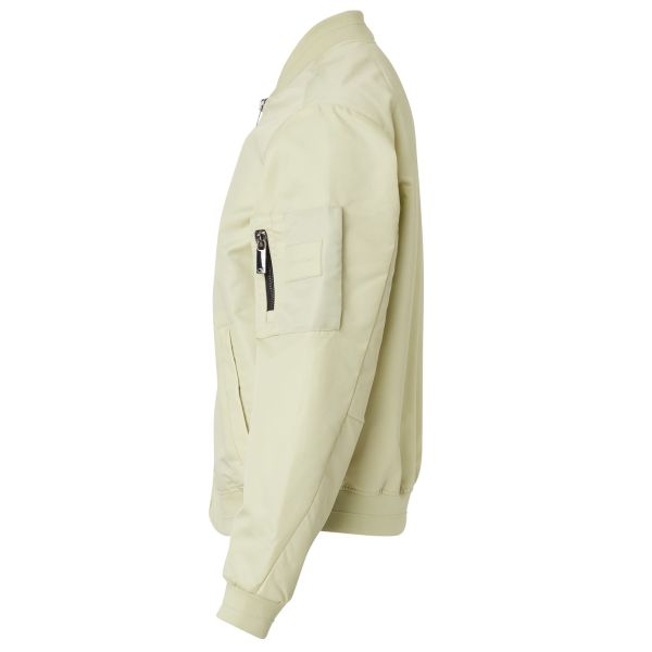 Calvin Klein Satin Bomber Jack Licht Groen