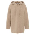 Off-White Tag Double Wool Over Zip Vest Beige