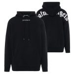 Palm Angels Classic Logo Over Hoodie Zwart