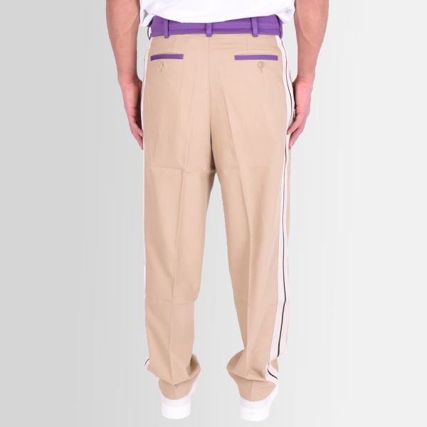 Palm Angels Track Belt Broek Beige