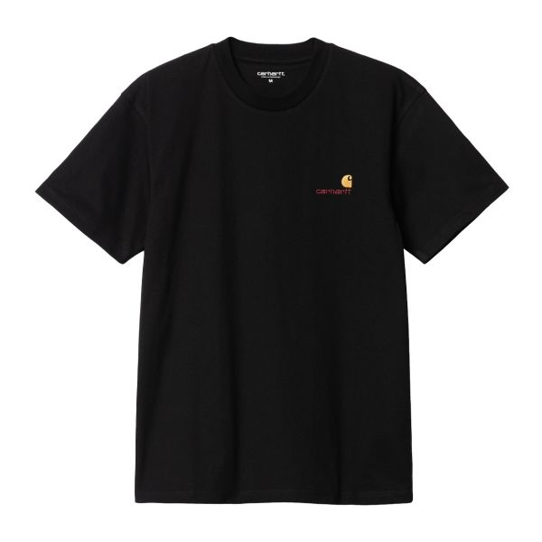 Carhartt American Script T-shirt Zwart