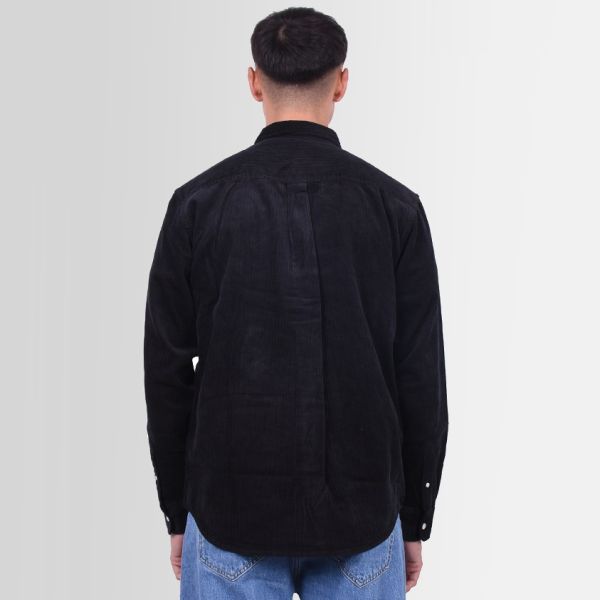 Carhartt Madison Cord Overshirt Zwart