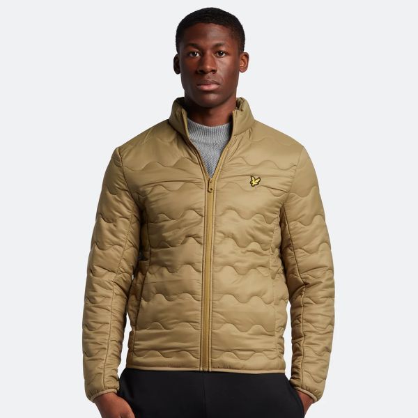 Lyle & Scott Crest Quilted Jas Donker Groen