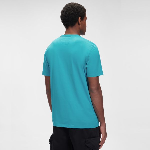 CP Company Label T-shirt Blauw