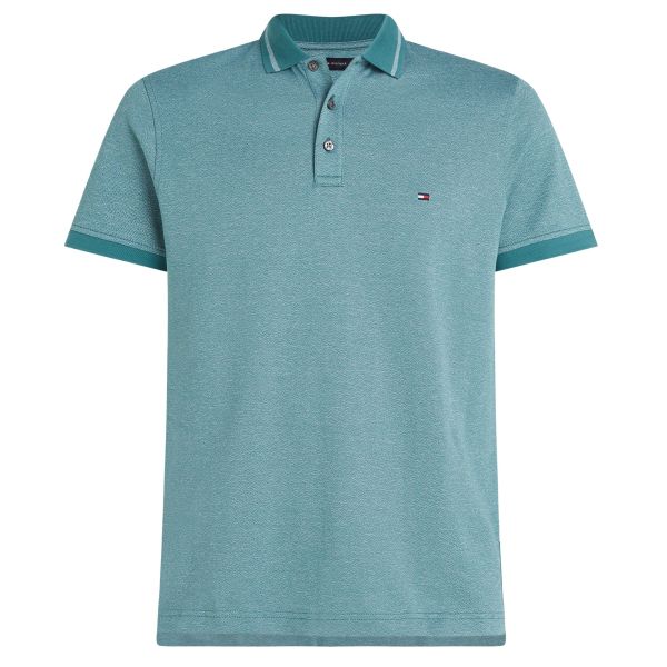 Tommy Hilfiger Pretwist Mouline Polo Groen