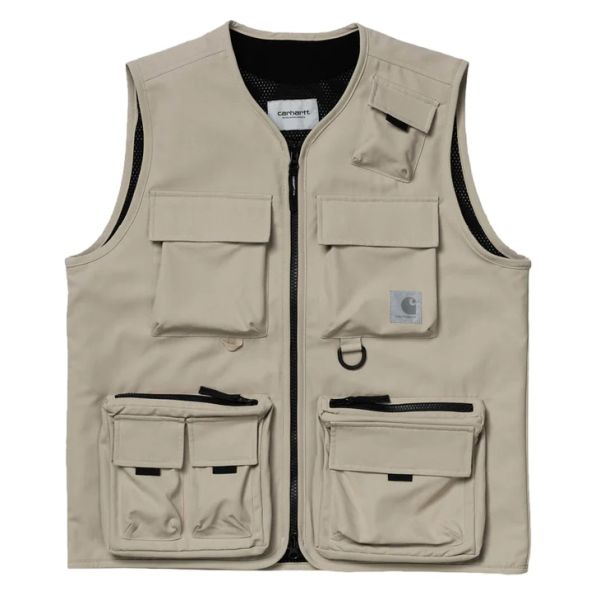 【carhartt】ELMWOOD VEST Carhartt WIP Elmwood Strickjacke Beige | Mezaldy DE