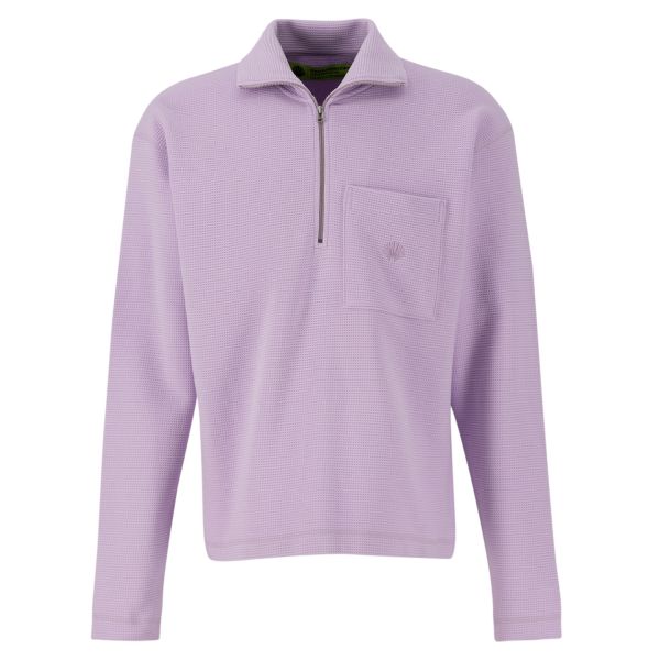 New Amsterdam Surf Association Tide Half-Zip Sweater Lila