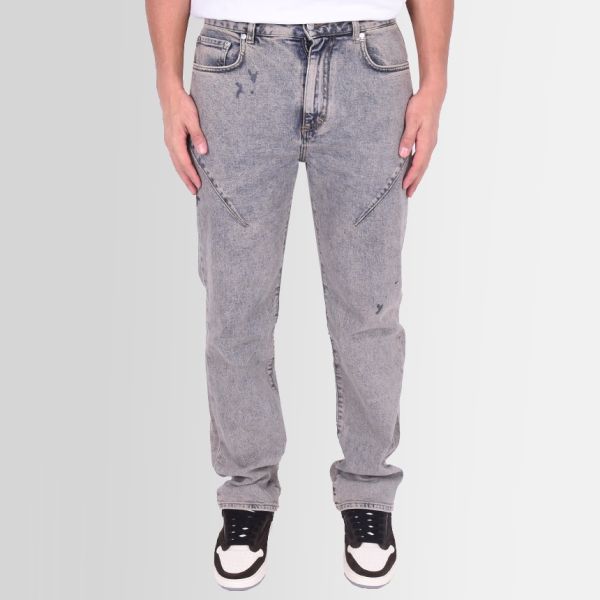 Represent Front Stitch Baggy Jeans Dust Blue