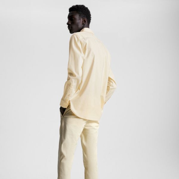 Tommy Hilfiger 1985 Flex Oxford Overhemd Licht Geel