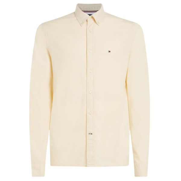 Tommy Hilfiger 1985 Flex Oxford Overhemd Licht Geel