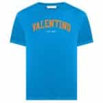 Valentino Garavani Logo T-shirt Blauw