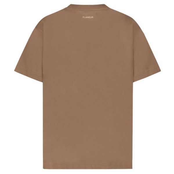 Flâneur Signature T-shirt Bruin