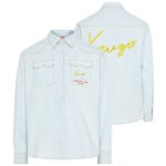 Kenzo Signature Western Overshirt Blauw