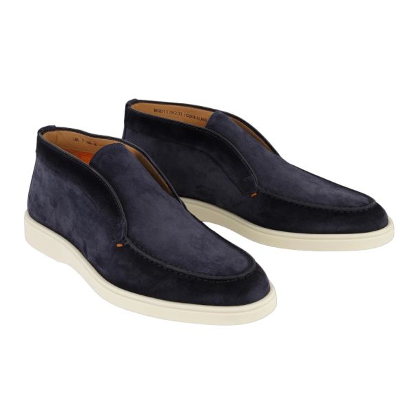 Santoni Digits Loafers Navy