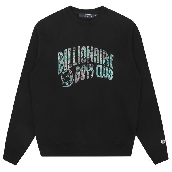 Billionaire Boys Club Nothing Camo Arch Logo Sweater Zwart