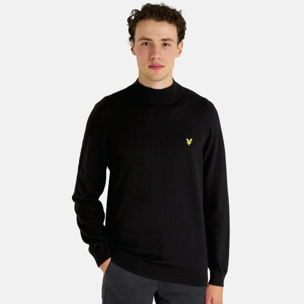 Lyle & Scott Roll Neck Sweater Zwart