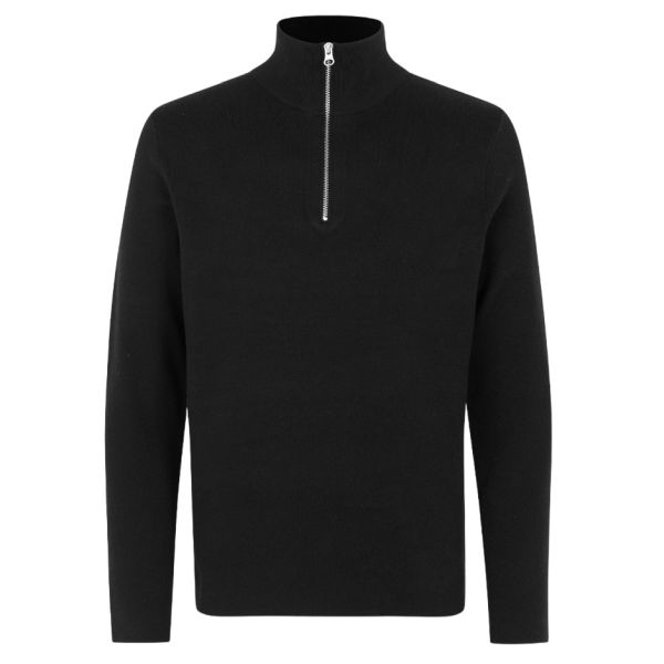 Samsøe Samsøe Gunan Turtle Neck Zip Sweater Zwart
