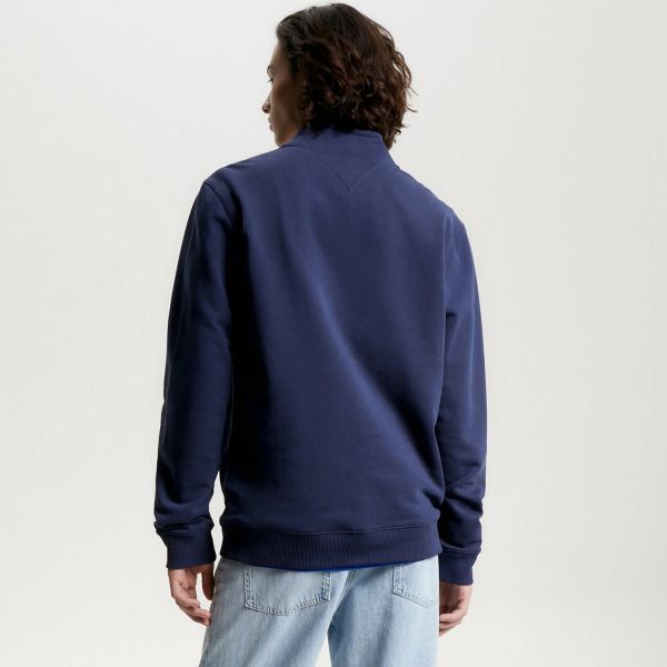 Tommy Jeans Regular Entry Graphic Half-Zip Sweater Navy