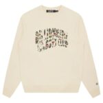 Billionaire Boys Club Duck Camo Arch Logo Sweater Off White