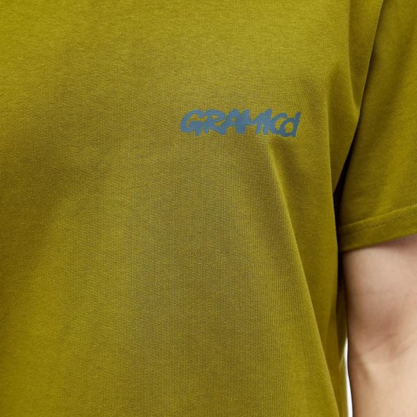 Gramicci Footprints T-shirt Groen