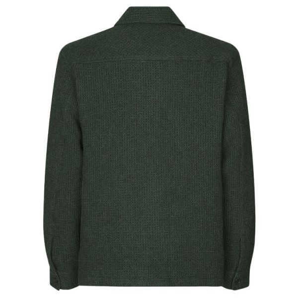 Samsøe Samsøe Castor Overshirt Donker Groen