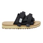 Suicoke Moto-Cab Eco Slippers Zwart/Beige