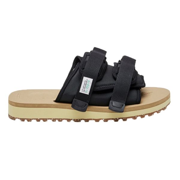 Suicoke Moto-Cab Eco Slippers Zwart/Beige