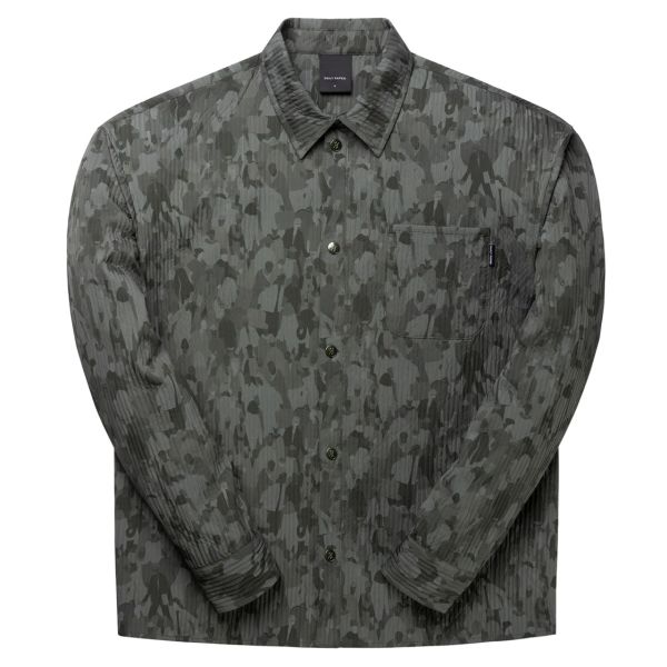 Daily Paper Adetola Community Relaxed Overshirt Donker Groen