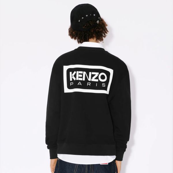 Kenzo Bicolor Kenzo Paris Classic Sweater Zwart