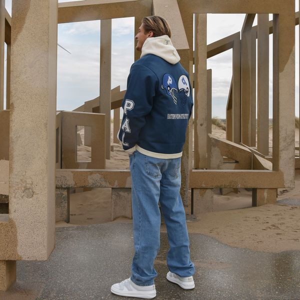 PAL Sporting Goods Frat 3.0 Varsity Cardigan Navy