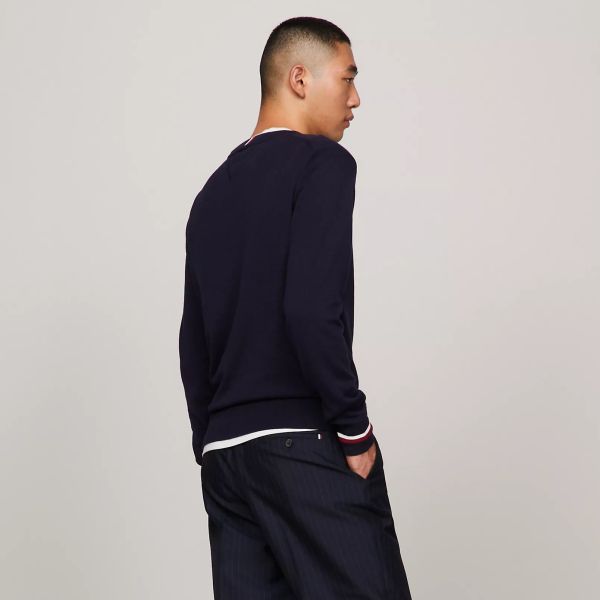 Tommy Hilfiger Global Stripe Sweater Navy