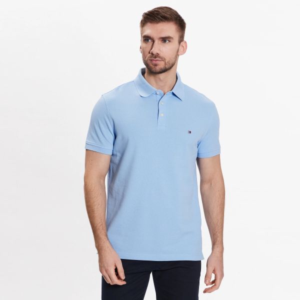 Tommy Hilfiger Polo Licht Blauw