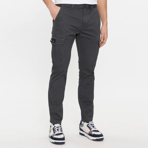 Tommy Jeans Austin Cargo Broek Antraciet
