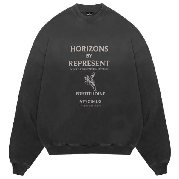 Represent Horizons Pullover Schwarz | Mezaldy DE