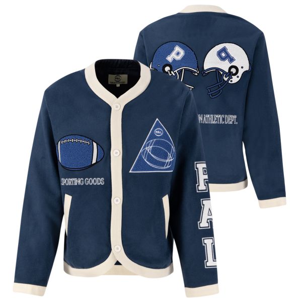 PAL Sporting Goods Frat 3.0 Varsity Cardigan Navy