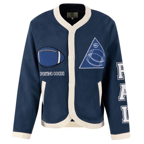 PAL Sporting Goods Frat 3.0 Varsity Cardigan Navy