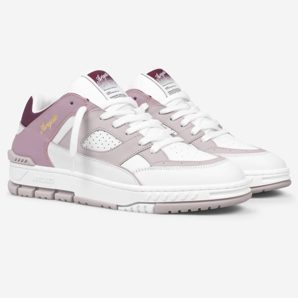 Axel Arigato Area Lo Sneaker Weiß/Lila Mezaldy DE