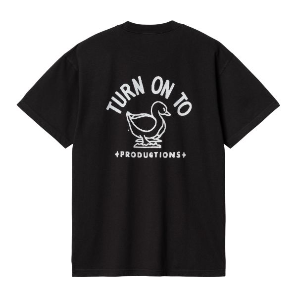 Carhartt WIP Stempel T-shirt Schwarz | Mezaldy DE