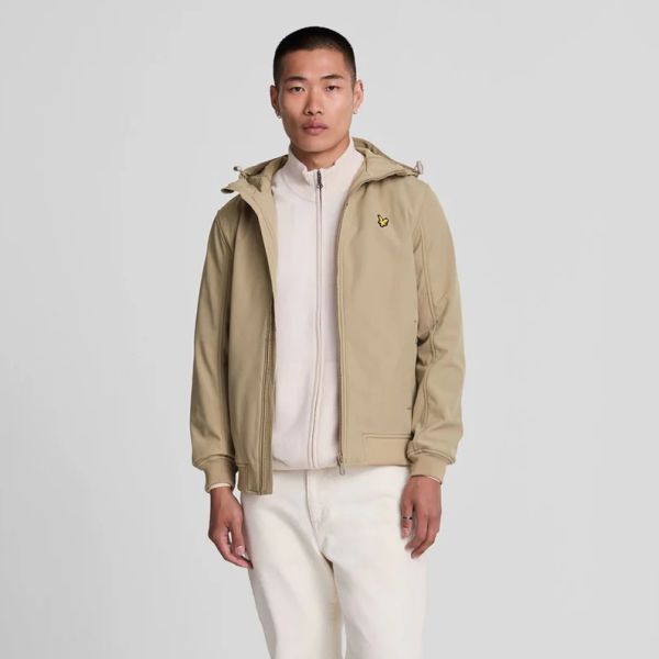 Lyle & Scott EMBROIDERED - Giacca in pile - x sage uniform/verde