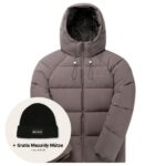 daily paper relaxed puffer antraciet