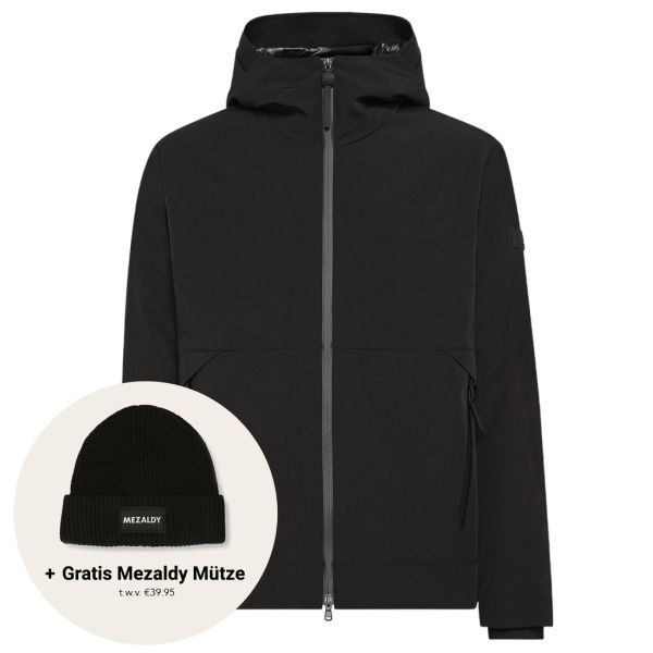 peuterey loge bomber jas zwart