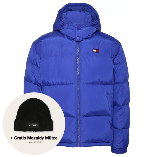 tommy jeans alaska puffer 1 blauw