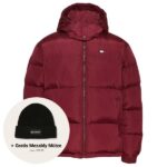 tommy jeans alaska puffer 1 bordeaux